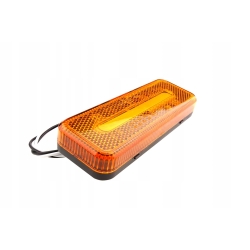 Lampa obrysowa LED OM-02-O prostokątna pomarańczowa AMIO-02376