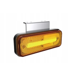 Lampa obrysowa LED OM-02-O prostokątna pomarańczowa AMIO-02376