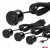 Zestaw czujników parkowania cofania LED 4 sensory czarne AMIO-01565