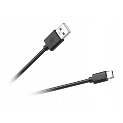 Kabel USB - USB typu C 1.5m Cabletech Eco-Line czarny