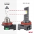 Żarówki samochodowe LED H11 z homologacją drogową R37 2700LM 18W AMIO-05120