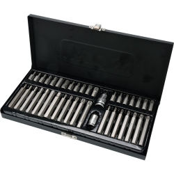 Zestaw Bitów YATO YT-0400 Torx Hex Spline 40 elementów Adaptery Walizka