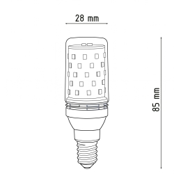 ŻARÓWKA LED E14 6+6W IC MOCNA OZDOBNA 3 BARWY CIEPŁA ZIMNA NEUTRALNA