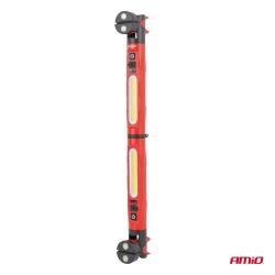 Składana lampa inspekcyjna LED z magnesem i zaciskiem 4000mAh AMIO-05025