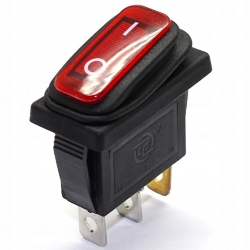 Przełącznik KCD3-R 16A 250V ON-OFF wodoodporny