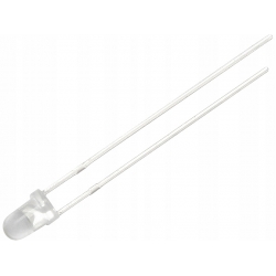 Dioda LED 3mm 12V biała (LED3040)