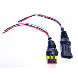 Złącze hermetyczne złączka kostka 3PIN + kable