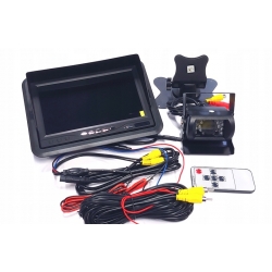 Monitor LCD 7" + kamera cofania TIR BUS