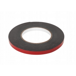 Taśma piankowa dwustronna REBEL  10mm 10m czarna