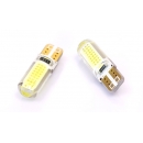 Żarówka W5W T10 2x COB LED silikon