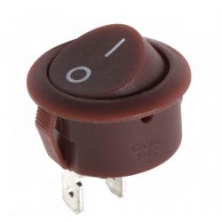 Przełącznik kołyskowy R5 01 brązowy 6A/250V