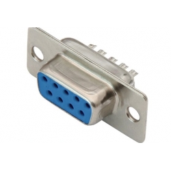 Gniazdo D-SUB DB 9(F) lutowane (1695#) kpl/2szt