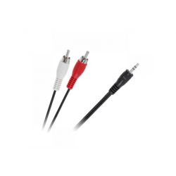 Kabel JACK 3,5-2 x RCA 10m (KPO2747-10)