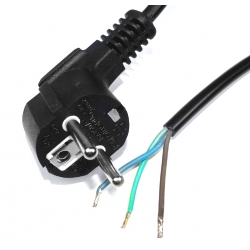 Kabel zasilający montażowy z wtykiem kątowym 5,0m