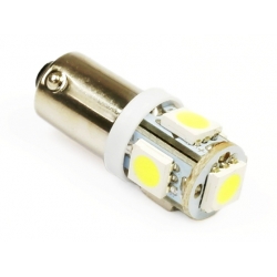 Żarówka LED BA9S 5 SMD 5050 H6W