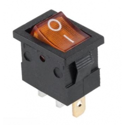 Przełącznik MK1011 podświetlany żółty 12V 15A