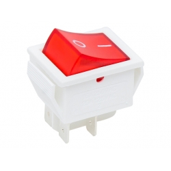 Przełącznik MK621 podśw. 230V czerwony (4708#)
