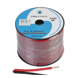 Przewód kabel głośnikowy CCA 0.35mm Cabletech 100m