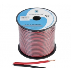 Przewód kabel głośnikowy CCA 1,50mm Cabletech 1m/b