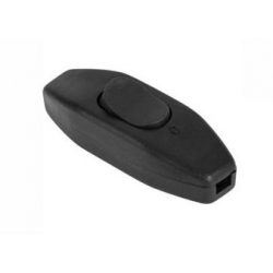 Przełącznik przelotowy czarny 2,5A/250V
