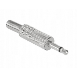 Wtyk Jack 3.5 mono metalowy