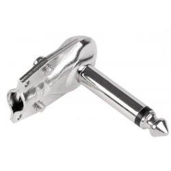 Wtyk Jack 6.3 mono metal kątowy (WTY0024)