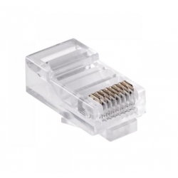 Wtyk telefoniczny RJ45 8P 8C linka 10szt TEL0004-2