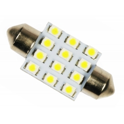 Żarówka samochodowa LED C5W 39mm 12 x 1210 12V Żarówka samochodowa LED C5W 39mm 12 x 1210 12V