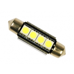 Żarówka samoch. LED C5W 42mm 4 x 5050 12V CAN BUS Żarówka samoch. LED C5W 42mm 4 x 5050 12V CAN BUS