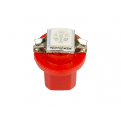 Żarówka samochodowa LED T5 R5 1 SMD 5050 czerwona