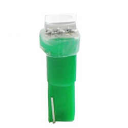 Żarówka T5 R5 LED W2W W1,2W 1 SMD 5050 zielona