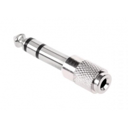 Redukcja przejściówka Jack 6.3 / 3.5 stereo