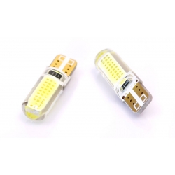Żarówka W5W T10 2x COB LED silikon Żarówka W5W T10 2x COB LED silikon