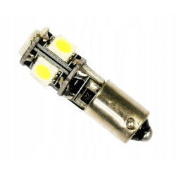 Żarówka LED BA9S 5 SMD 5050 H6W CAN BUS Żarówka LED BA9S 5 SMD 5050 H6W CAN BUS