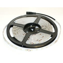 Taśma LED 3528 b ciepła 5m/300diod 24V wodoodp +DC