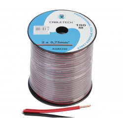 Przewód kabel głośnikowy CCA 0.75mm Cabletech 100m
