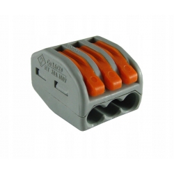 Złączka elektryczna WAGO 222-413 3x0,08-4 mm2 Złączka elektryczna WAGO 222-413 3x0,08-4 mm2