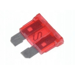Gniazdo bezpiecznika samochodowego 1,5mm czerwone
