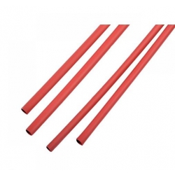 Rurki termokurczliwe 6,5 mm-1m czerwone