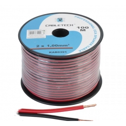 Przewód kabel głośnikowy CCA 1,00mm Cabletech 100m