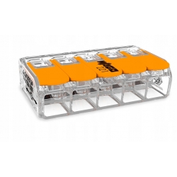 Złączka elektryczna WAGO linka, drut 5x0,5-6mm2 Złączka elektryczna WAGO linka, drut 5x0,5-6mm2