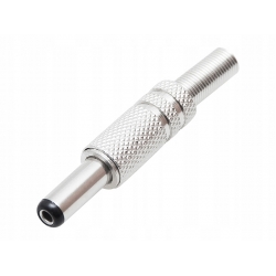 Wtyk DC 2,1/5,5/14 metalowy (246)