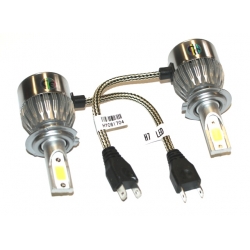 Żarówki LED H7 Zestaw 72W 7600lm COB - 2szt Żarówki LED H7 Zestaw 72W 7600lm COB - 2szt