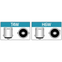 Żarówka LED BA9S 5 SMD 5050 H6W CAN BUS Żarówka LED BA9S 5 SMD 5050 H6W CAN BUS