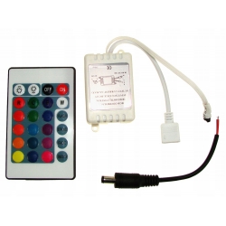 Taśma LED KOLOR RGB + zasilacz + pilot - zestaw