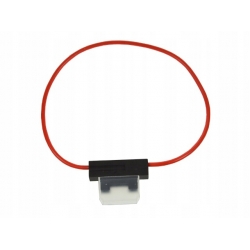 Gniazdo bezpiecznika samochodowego 1,5mm czerwone