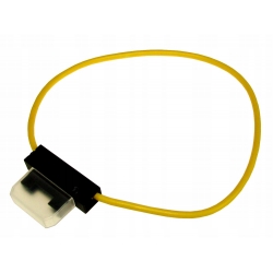Gniazdo bezpiecznika samochodowego 1,5mm żółte