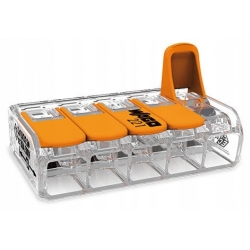 Złączka elektryczna WAGO linka, drut 5x0,5-6mm2 Złączka elektryczna WAGO linka, drut 5x0,5-6mm2