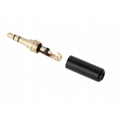 Wtyk jack 3.5 stereo metalowy HQ