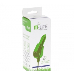 Ładowarka samochodowa M-LIFE mini USB 2A (ML0319) Ładowarka samochodowa M-LIFE mini USB 2A (ML0319)